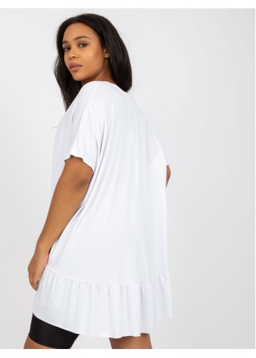 Biela tričková tunika