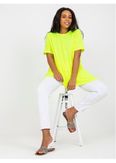 Žltá tričková tunika