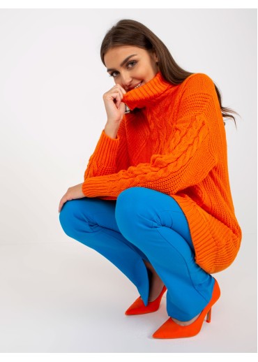 Oranžový dlhý rolák