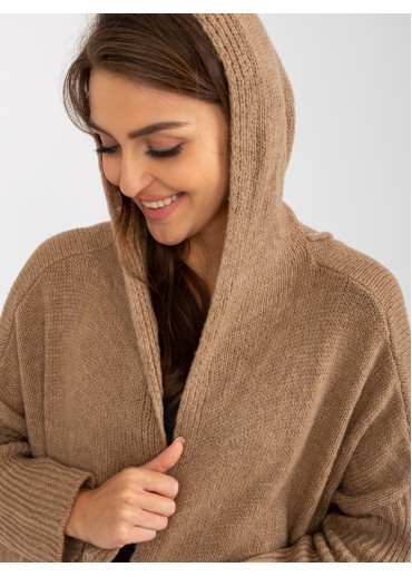 Béžovo hnedý kardigán