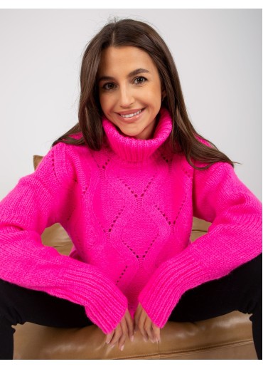 Neónovo ružový rolák