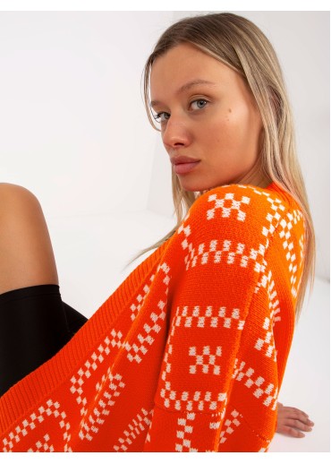 Oranžový kardigán