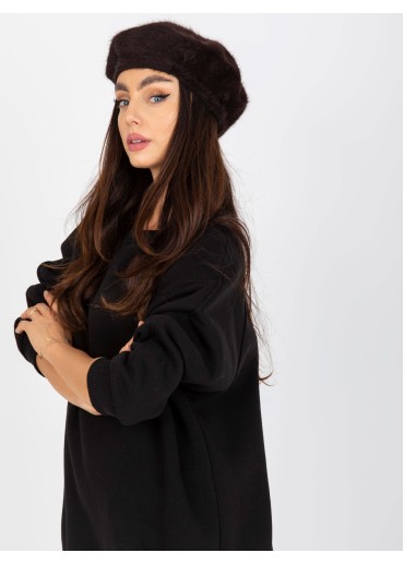 Hnedá čiapka - baretka