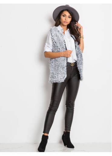 Púdrovo ružová vesta