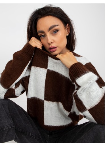 Karamelovo hnedý pulóver