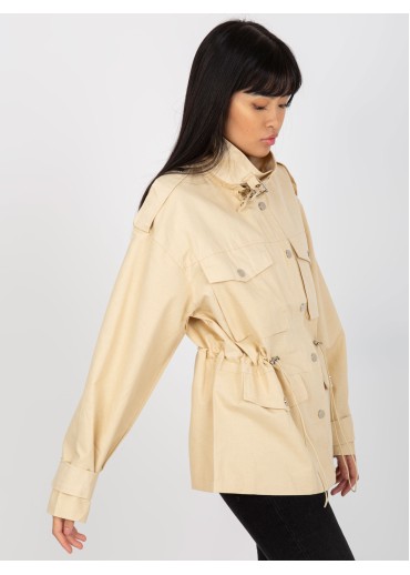 Béžovo hnedá bunda