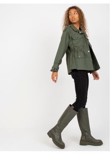 Khaki zelená bunda