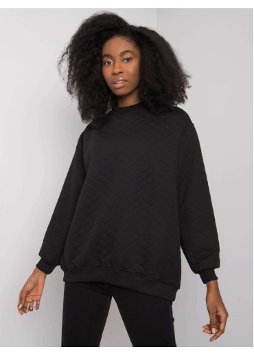 Čierna dámska mikina