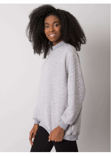 Sivá dámska mikina