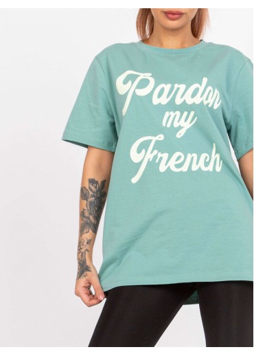 Zelené basic tričko