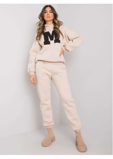 Béžovo hnedá tepláková súprava