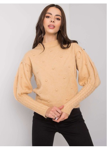 Béžovo hnedý sveter