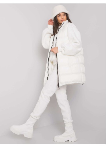 Smotanovo biela tepláková súprava s vestou