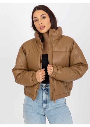 Hnedá krátka bunda