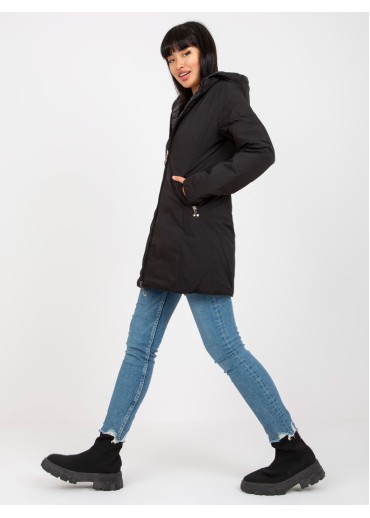 Čierna obojstranná bunda