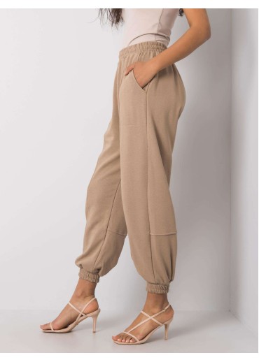 Béžovo hnedé tepláky