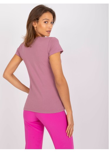 Ružové basic tričko