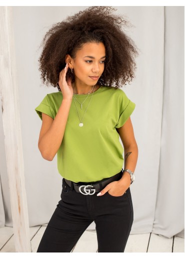 Zelené basic tričko