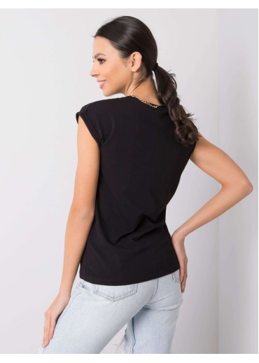 Čierne basic tričko