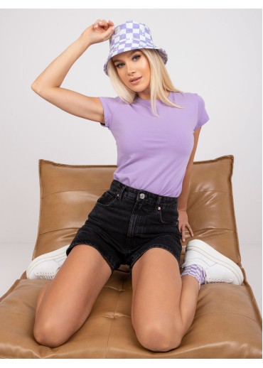 Fialové basic tričko