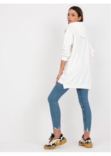 Smotanovo biela mikina