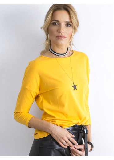 Karamelovo hnedé basic tričko