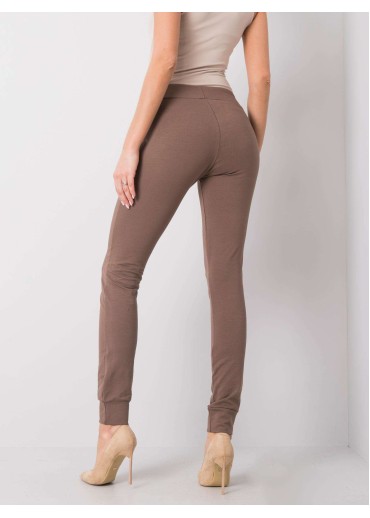 Béžovo hnedé tepláky