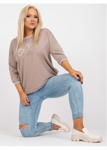 Béžovo hnedá tunika