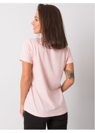 Ružové basic tričko