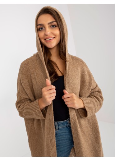 Béžovo hnedý kardigán
