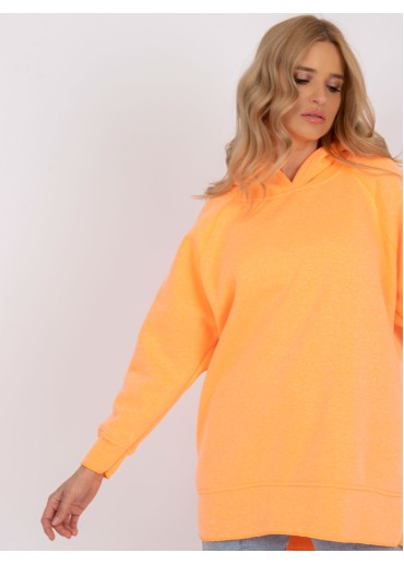 Oranžová mikinová tunika