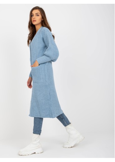 Svetlomodrý kardigán