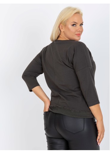 Modré tričko s potlačou