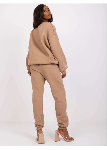 Béžovo hnedá tepláková súprava