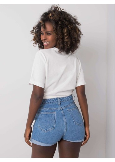 Biele bavlnené tričko