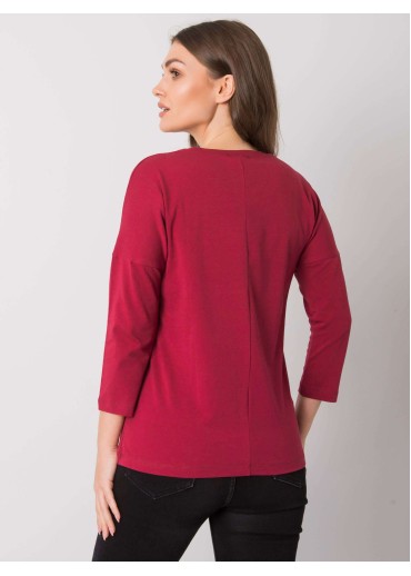 Bordovo červené tričko