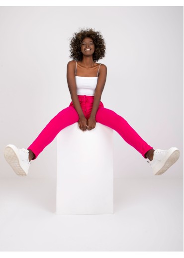 Fuchsiovo ružové tepláky