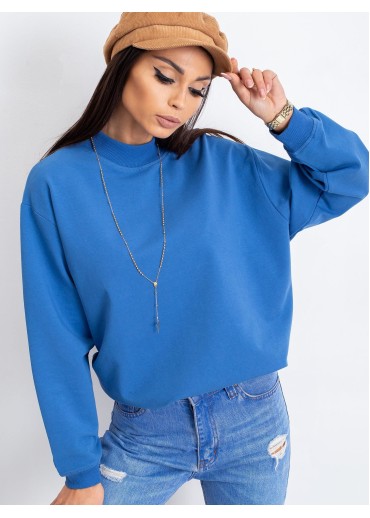 Svetlomodrá basic mikina