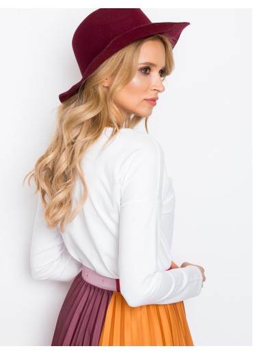 Biele basic tričko s dlhým rukávom