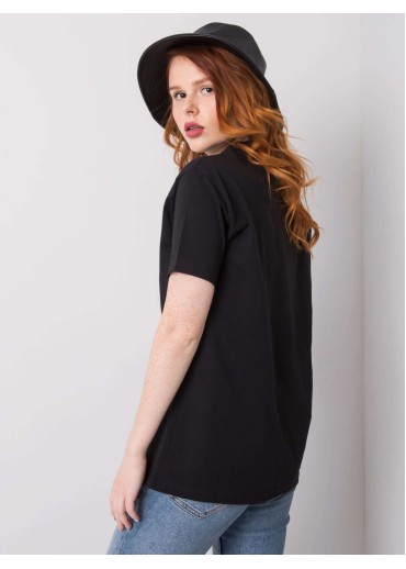 Čierne tričko s potlačou