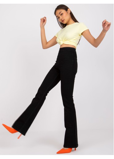 Vanilkovo žlté bavlnené tričko