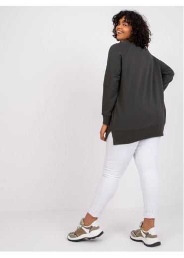 Khaki zelená one size tunika