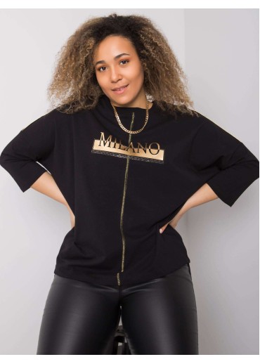 Čierne tričko s potlačou