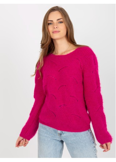 Fuchsiovo ružový pulóver