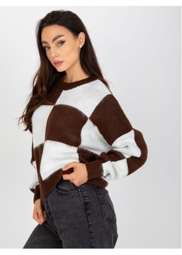 Karamelovo hnedý pulóver