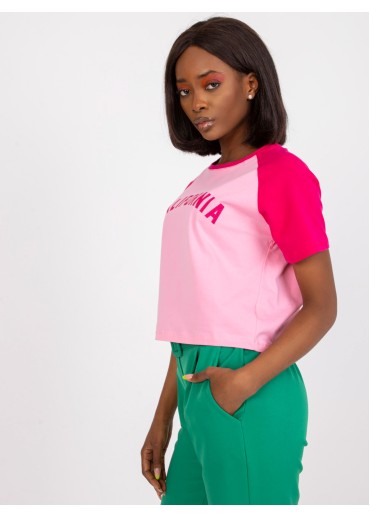 Fuchsiovo ružové basic tričko