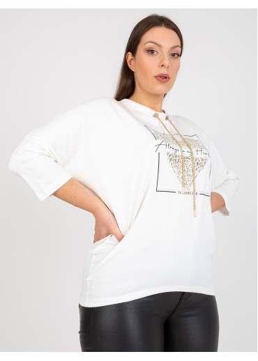 Biele tričko s potlačou