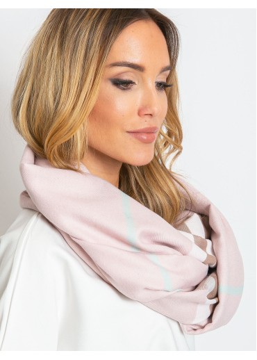 Púdrovo ružová šatka