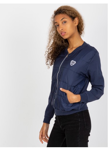 Modrá mikina na zips