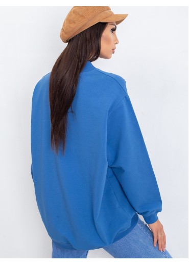 Svetlomodrá basic mikina